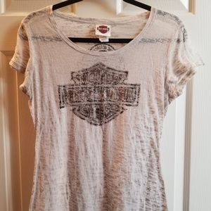 Distressed Harley Davidson t-shirt